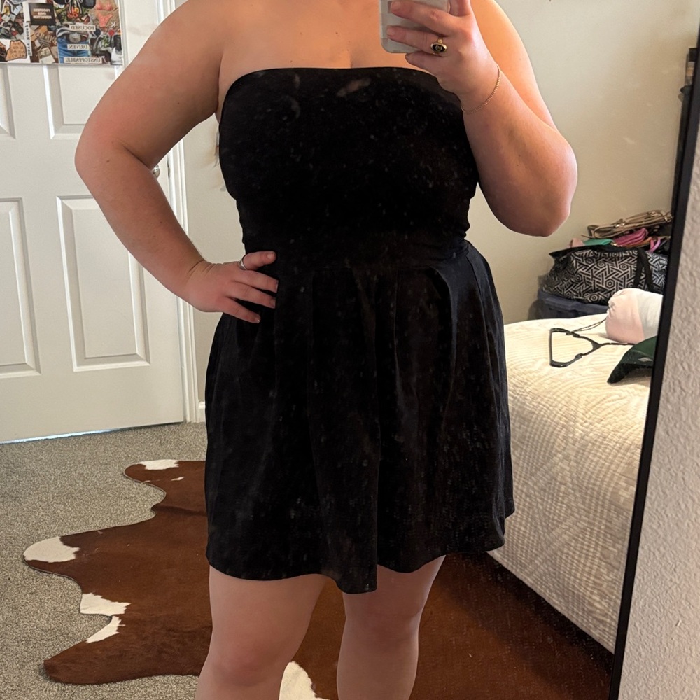 Black Strapless Susana Monaco Dress